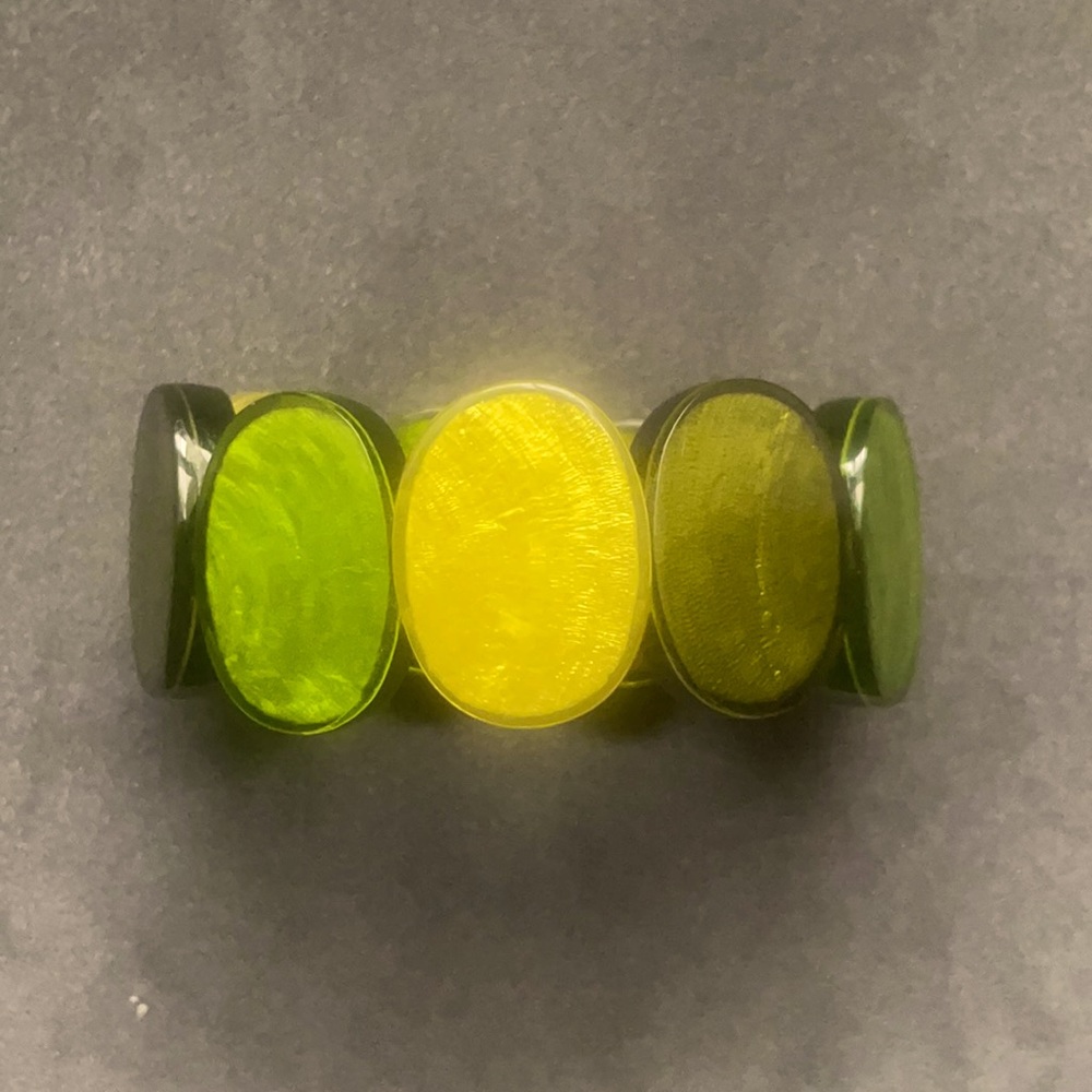 Unique Bright Green Bracelet Statement Piece🌟🌟